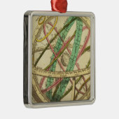 Sphere-kaart Metalen Ornament (Rechts)