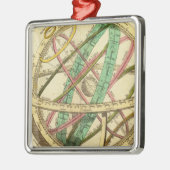 Sphere-kaart Metalen Ornament (Links)