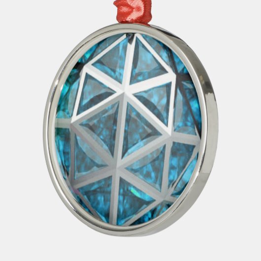 Sphere Topaz Gemstone Metalen Ornament (Links)