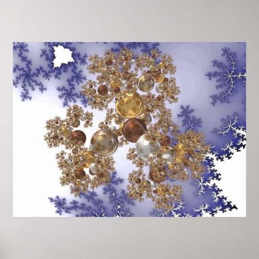 Spheres Fractal Poster (Voorkant)