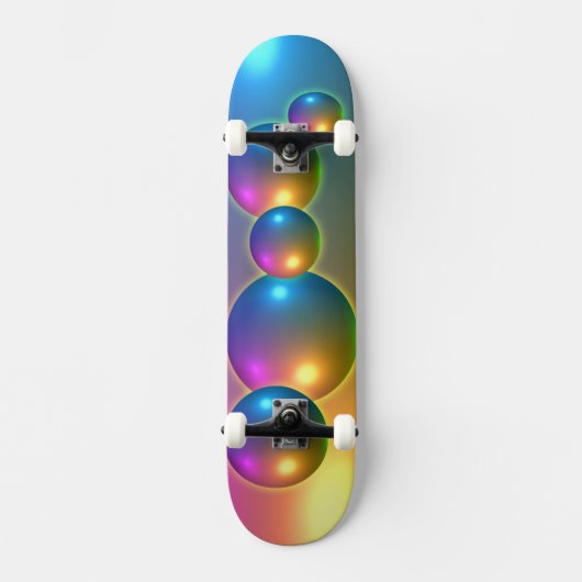 Spheres Shiny Persoonlijk Skateboard (Voorkant)