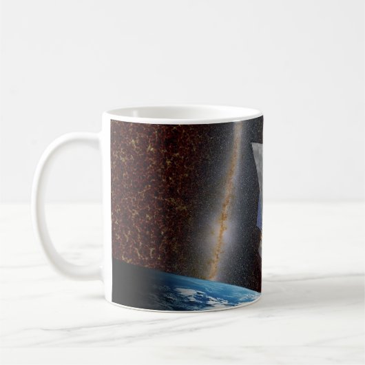 SPHEREx Galaxy Hunter Spacecraft Koffiemok (Links)