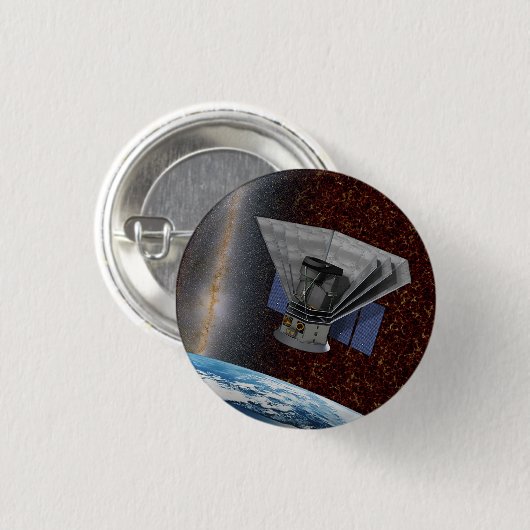 SPHEREx Galaxy Hunter Spacecraft Ronde Button 3,2 Cm (Voorkant /achterkant)