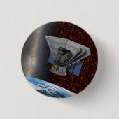 SPHEREx Galaxy Hunter Spacecraft Ronde Button 3,2 Cm (Voorkant)