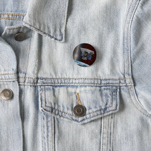 SPHEREx Galaxy Hunter Spacecraft Ronde Button 3,2 Cm (In situ)
