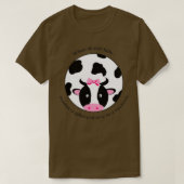 Spherische Koe T-shirt (Design voorkant)