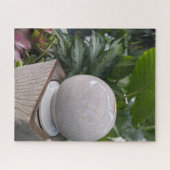 Spherische waterfontein legpuzzel (Horizontaal)