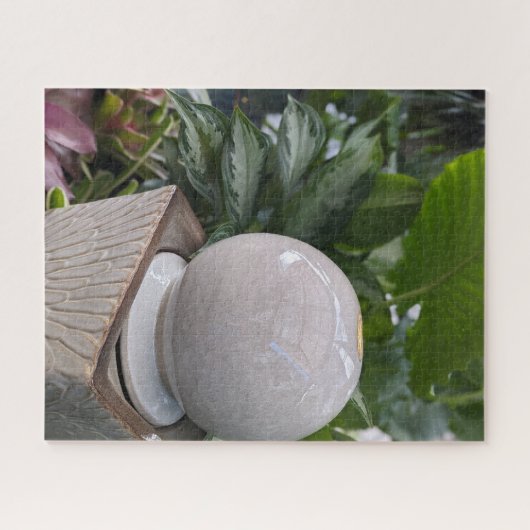 Spherische waterfontein legpuzzel (Horizontaal)