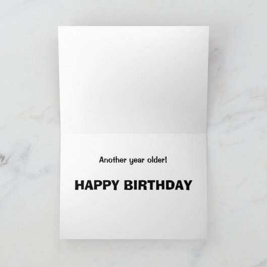 Sphinx Birthday Card Kaart (Binnen)