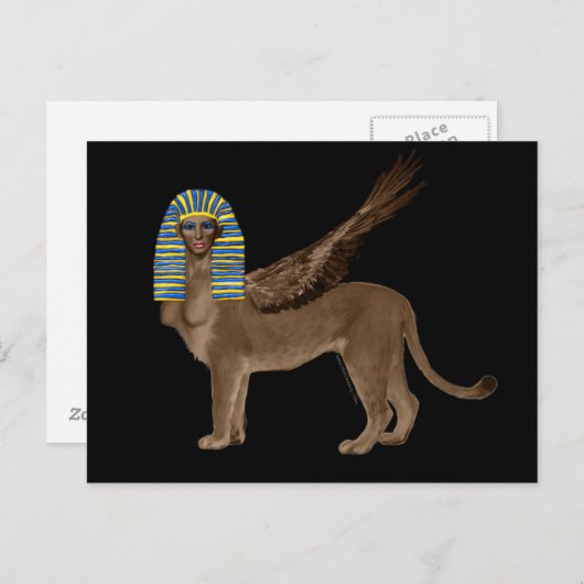 Sphinx Briefkaart (Voorkant / Achterkant)