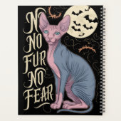 Sphinx Cat Horror Verhalen Planner (Achterkant)