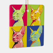 Sphinx cat keramisch ornament (Rechts)