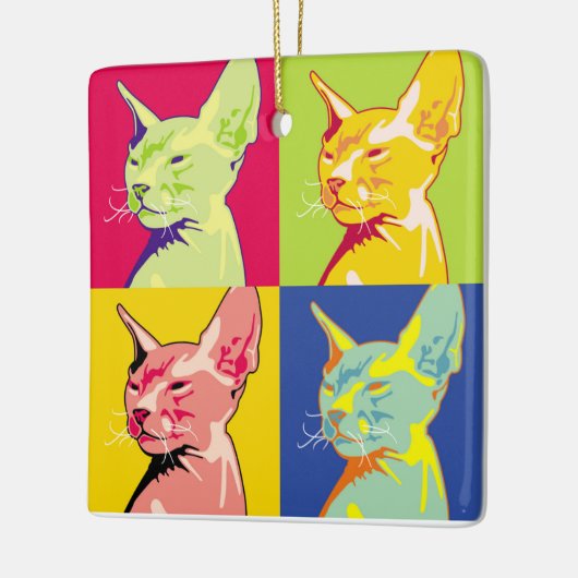 Sphinx cat keramisch ornament (Links)