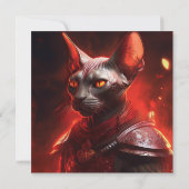 Sphinx Cat Warrior From Another Galaxy Kaart (Achterkant)