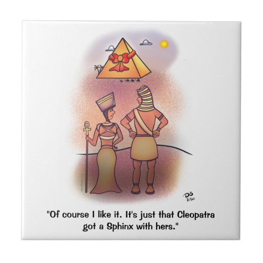 Sphinx Ceramic Tile Tegeltje (Voorkant)