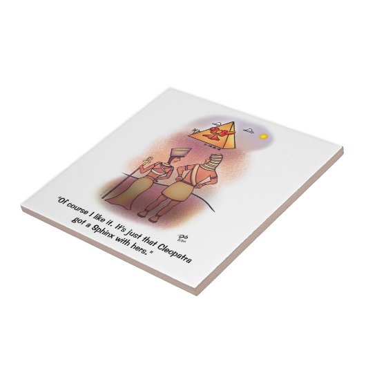 Sphinx Ceramic Tile Tegeltje (Zijkant)