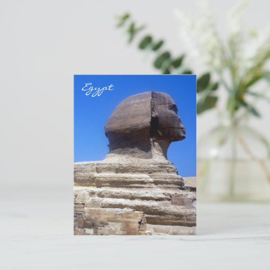 sphinx egypte briefkaart (Staand voorkant)