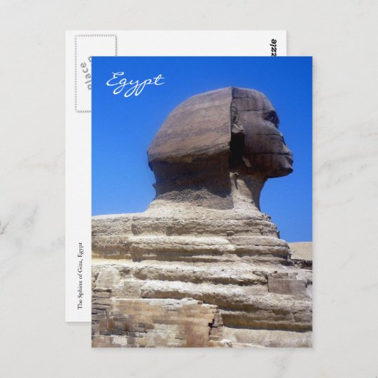 sphinx egypte briefkaart (Voorkant / Achterkant)