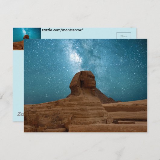 Sphinx: Egypte Briefkaart (Voorkant / Achterkant)