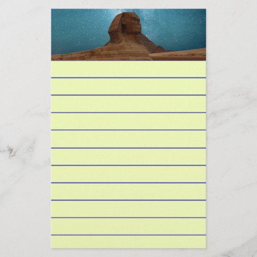 Sphinx: Egypte Briefpapier (Voorkant)