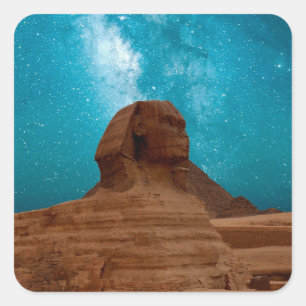 Sphinx: Egypte Vierkante Sticker