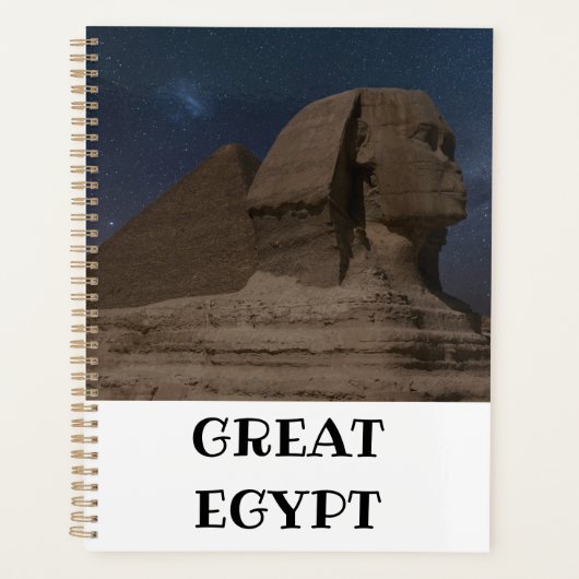 Sphinx en Giza Pyramids Planner (Voorkant)