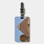 Sphinx en piramide bagagelabel (Voorkant verticaal)