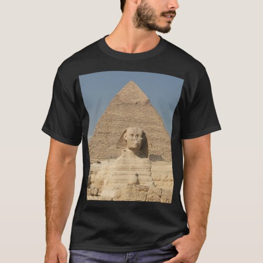 Sphinx en Piramide T-shirt (Voorkant)