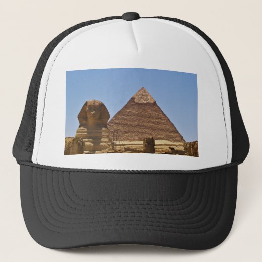 Sphinx en piramide trucker pet (Voorkant)