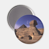Sphinx en Pyramids in Giza Cairo Egypte Magneet (Voorkant / Achterkant)