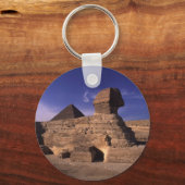 Sphinx en Pyramids in Giza Cairo Egypte Sleutelhanger (Voorkant)