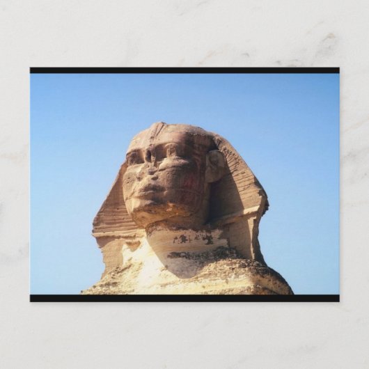 Sphinx Head Briefkaart (Voorkant)