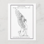  Sphinx-illustratie Briefkaart (Voorkant)