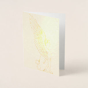 Sphinx-illustratie Folie Kaarten