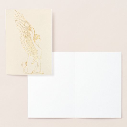  Sphinx-illustratie Folie Kaarten (Display)