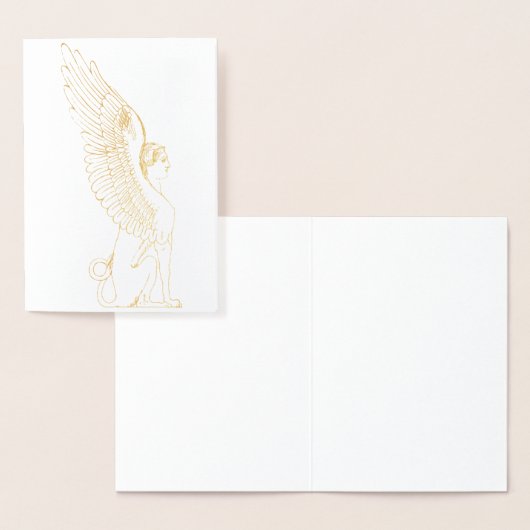  Sphinx-illustratie Folie Kaarten (Display)