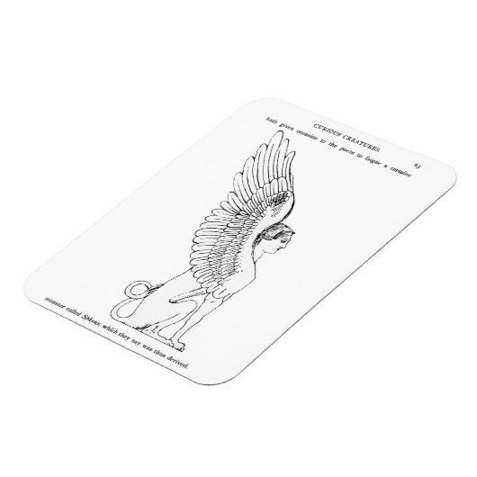  Sphinx-illustratie Magneet (Linkerzijde)