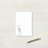 Sphinx-illustratie Post-it® Notes (Op bureau)