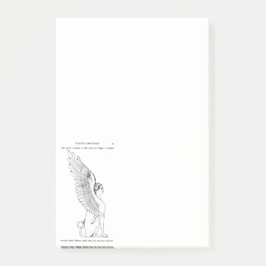  Sphinx-illustratie Post-it® Notes (Voorkant)