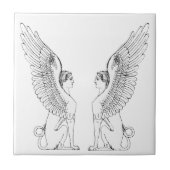  Sphinx-illustratie Tegeltje (Voorkant)
