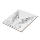 Sphinx-illustratie Tegeltje (Zijkant)