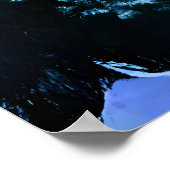 Sphinx in de wintersneeuw | AI Art Poster (Hoek)