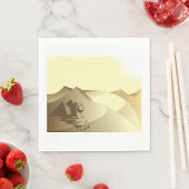 Sphinx in de woestijn servet