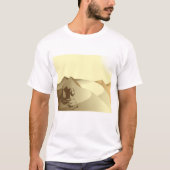Sphinx in de woestijn t-shirt (Voorkant)