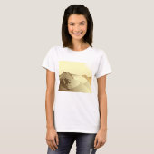 Sphinx in de woestijn t-shirt (Voorkant volledig)