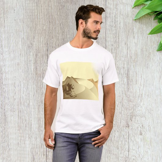Sphinx in de woestijn t-shirt