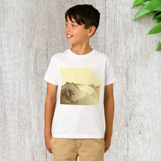 Sphinx in de woestijn t-shirt
