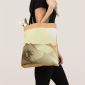 Sphinx in de woestijn tote bag