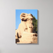 Sphinx in Karnak Temple - Egypte Canvas Afdruk (Voorkant)