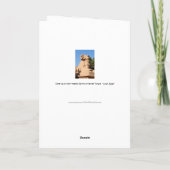 Sphinx in Karnak Temple - Egypte Kaart (Achterkant)